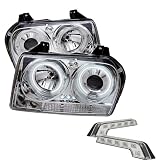 Carpart4u Chrysler 300 ( Dual Turn Signal Bulbs ) CCFL LED Chrome Projector... by Carpart4u