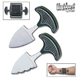 T Handle 2 Knife Combo Wrist Push Daggers