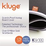Kluge Ironing Board Cover / Anti-Slip / Heat Resistant / Quick Glide / 9mm Padding / Dirt Resistant Surface / Dual Side Ironing / REPLACEMENT WARRANTY