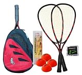  : Speedminton® Set S100 f&uuml;r Fortgeschrittene, rot/schwarz
