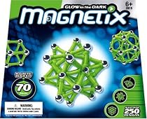 Magnetix Glow in the Dark 70 pieces