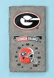Georgia Bulldogs Clock Thermometer 18 Clock Thermometer-U of Georgia - NCAA College Athletics Fan S