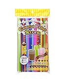 クリンプ カラフルパレットストロー 100P ストロー