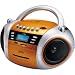 Electronics : jWIN Electronics JX-CD573DORG Portable Stereo Boombox with CD - Cassette - Radio
