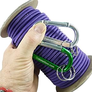 Shock Cord - PURPLE 1/4