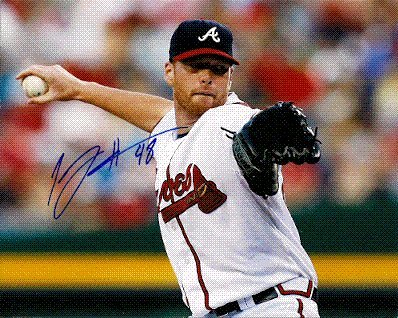 Autographed/Hand Signed Tommy Hanson Atlanta Braves