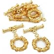 Rope Bali Toggle Clasp Gold Plated Part 18mm Approx 6