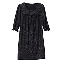Girls' Xhilaration&reg; Foil Printed Dress - Ebony