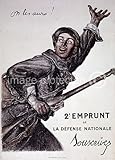 Vintage WWii French Propaganda CANVAS PRINT On Les Aura - Ready To Hang