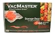 VacMaster 944300 Variety Pack of Vacuum-Packaging Storage Bags, 60 Count