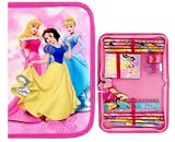 Disney Princess Stationery set w/ Zipper pencil Pouch/Pencil Case