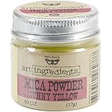 Prima Marketing Finnabair Art Ingredients Mica Powder, 0.6 oz, Sunshine Yellow