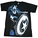 Search : MARVEL CAPTAIN AMERICA "DESATURATE STEVE ROGERS" Licensed Black Cotton Tee