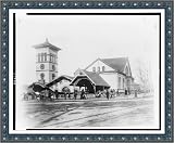 Historic Print (XL): [The Baltimore and Ohio Railroad Station at New Jersey Avenue and C St., N.W., Washingto