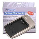 Eforcity Olympus BLM-1 / PS-BLM01 Compatible Battery Charger Set for Olympus EVOLT E-300 / EVOLT E-500 / E1 / C-5060 / C-7070 / C-8080 / Panasonic CGR-D110 / D120 / D320