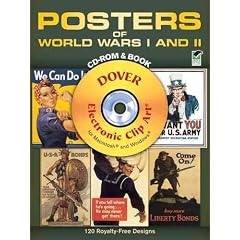 (POSTERS OF WORLD WARS I AND II WITH CDROM ) By Dover Publications Inc (Author) Paperback Published on (12, 2005)