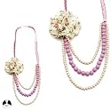 SG Paris Long Neck 3Rows 84cm/92cms Multi Old Pink Ros Poudre/Vieux Ros Necklace Long Necklace Z Others Winter Women Sweet Romance Fashion Jewelry / Hair Accessories Liberty Print
