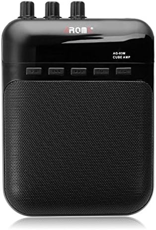AROMA AG-3M Portable Charging Mini Guitar Amplifier Black