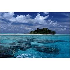 Poster 60 x 40 cm - "Remote, unspoilt Fakarava atoll." von Jean-Bernard Carillet / Lonely Planet Images - auch in anderen Gr��en und als Leinwandbild erh�ltlich