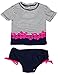 Osh Kosh B'gosh - Little Girls 2 Piece UPF 50+ Rashguard Swim Set