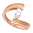 14K Rose Gold Diamond Solitaire Engagement Ring - 0.50 Ct.
