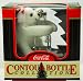 Coca-Cola Contour Bottle Collection - Coke Polar Bear & Coke Bottle Ornament - Christmas Ornament - Bear Has Santa Hat - Lights Up - Limited Edition - Collectible - Mint - (PR) Image