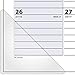 AT-A-GLANCE Compact Monthly Desk Pad Calendar, QuickNotes, Academic Year, 13 Months, July 2015-July 2016, 17.75 x 10.88 Inch Page Size (SK726-00)