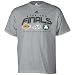 adidas Los Angeles Lakers/Boston Celtics Ash 2008 NBA Finals Dueling T-shirt