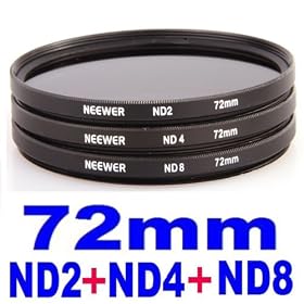 72MM 3 Piece Neutral Density (ND) Filter Kit for Nikon, Canon, Kodak, Fuji, Sony &amp; MANY MORE DSLR/SLR Cameras!!: Camera &amp; Photo