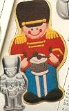 Wilton Toy Soldier Nutcracker Drummer Boy Holiday Christmas Cake Pan (502-5161, 1979) Retired