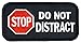 STOP DO NOT DISTRACT Sew-On Service Dog Embroidered Patch - 4