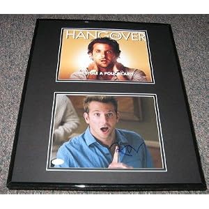 Buy Bradley Cooper Hangover Signed Framed Photo 16x20 Jsa