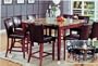 Coaster Classy Marble Top Square Dining Table, 36-Inch Height