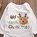 Baby Boys Girls My First Christmas Long Sleeve Bodysuit