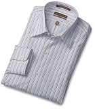 Van Heusen Men's Fitted Wrinkle Free Broadcloth Stripe Shirt
