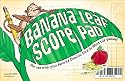 Scrabble Apple with Banana Leaf Score Pad