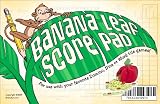 Scrabble Apple with Banana Leaf Score Pad