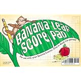 Scrabble Apple with Banana Leaf Score Pad