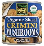 Native Forest Organic Sliced Crimini Mushrooms, 4-Ounce Cans (Pack of 12)