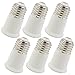 TORCHSTAR E26 to E26 Extender Adapter-E26 Edison Screw to E26 Edison Screw Lamp Bulb Socket Extender Adapter,Pack of 6