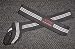 Super New, Super Grippy & SUPER Functional!!!:SUPER GRIP Black Mamba Lifting Straps:Based off of the color design of our Black:Mamba Wrist and Knee Wraps,.....here is the SUPER GRIP Black Mamba Lifting Straps.:2" Wide and 23" finished length.:See the 3 small white lines????? They are:a super grippy sticky rubbery material for MAX grip on the straps and your grip as you lift!!