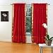 Fire Brick 84-inch Rod Pocket Sheer Sari Curtain Panel (India) - Pair
