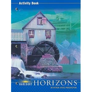 Harcourt horizons states and regions textbook
