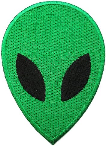 Alien Head Logos Embroidered Iron on Patches