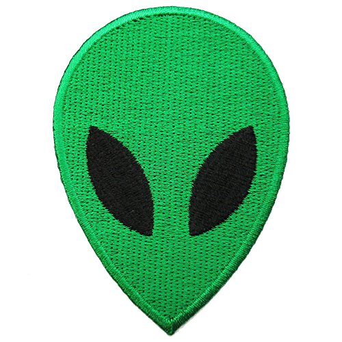 Alien Head Logos Embroidered Iron on Patches