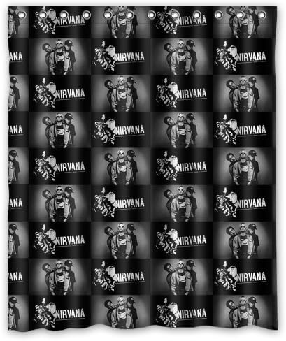 Fashion press Flawless Gorgeous Creative Nirvana Shower Retro Curtain Shower 100% WaterProof Polyester Fabric 60" x 72" Inches Standard