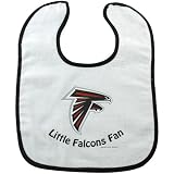 NFL McArthur Atlanta Falcons White Cotton Baby Bib