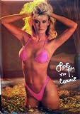 Connie Woods (In Hot Tub) Black Wood-Mounted Art Poster Print - 22 X 32