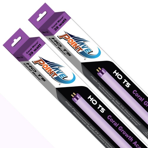 Wave Point 2-Pack Coral Wave HO T-5 39-Watt Universal Aquarium Lamp