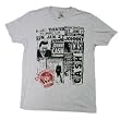 JOHNNY CASH - Newspaper - Heather Grey Vintage 40/1 T-shirt